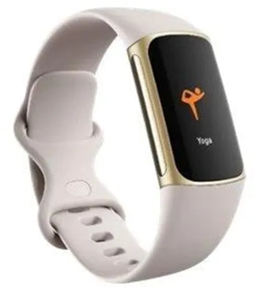 Fitbit Charge 5 Lunar White/Soft Gold